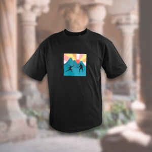 Sunset Black T-Shirt
